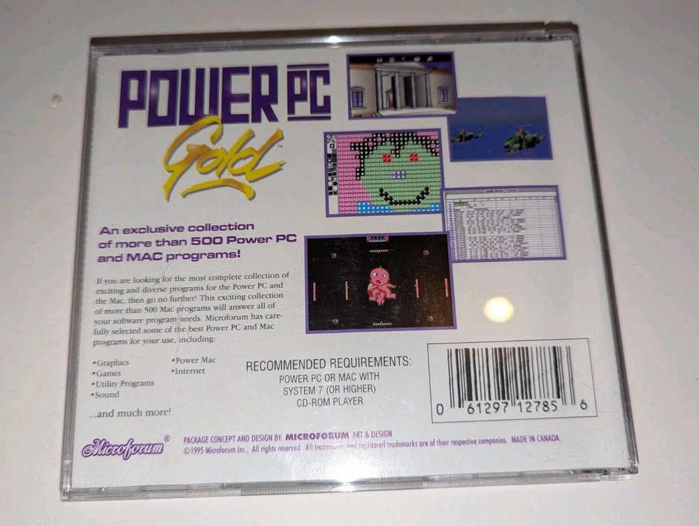 Power PC Gold (PC & Mac CD-ROM) 500+ Programs
