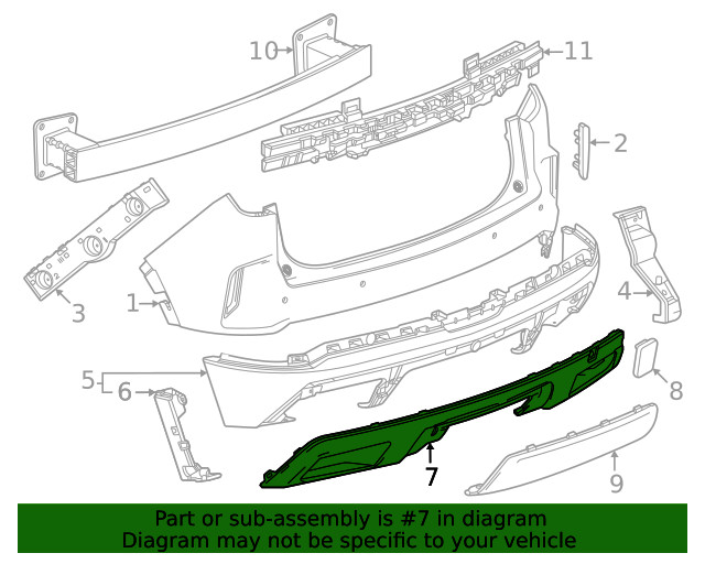 Genuine GM Lower Panel 42821657