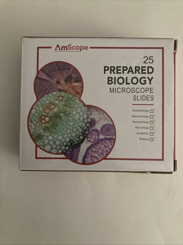 Biology Microscope Slides (5 Boxes)