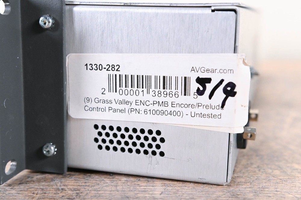 Grass Valley ENC-PMB Control Panel CG00546