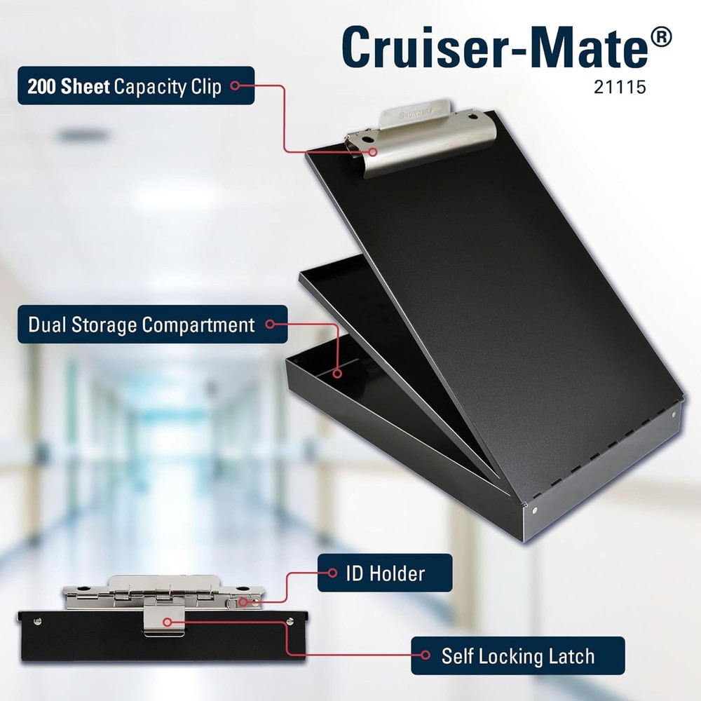 Self Locking Latch Clipboard Saunders Cruiser Mate Aluminum
