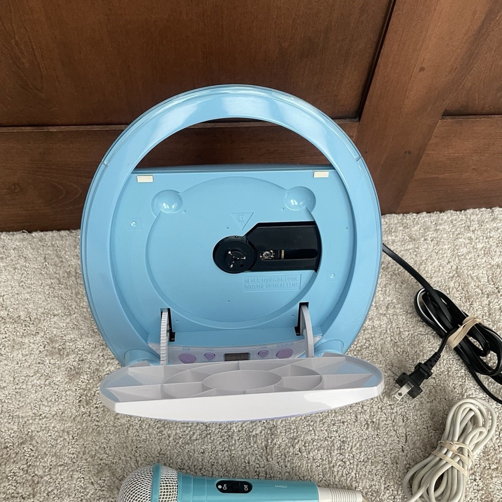 Disney Frozen Lighted Karaoke Machine Includes One Microphone Tested Works!