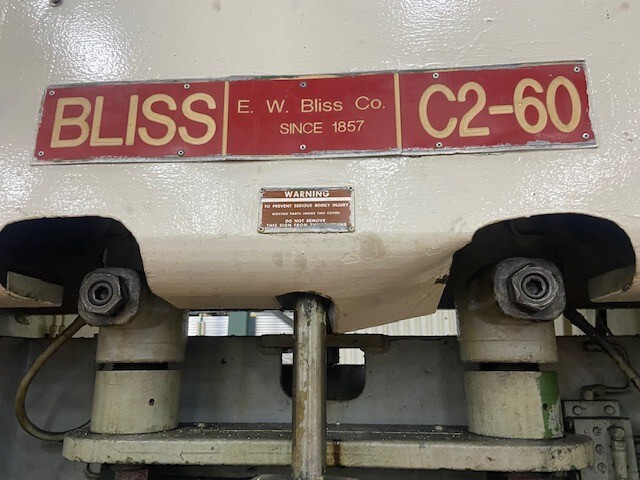 Bliss C- 60 Ton SSDD - Gap