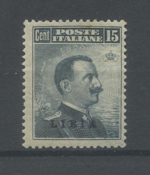 LIBYAN COLONIES 1912/5 SOVR. 15C. 2 *