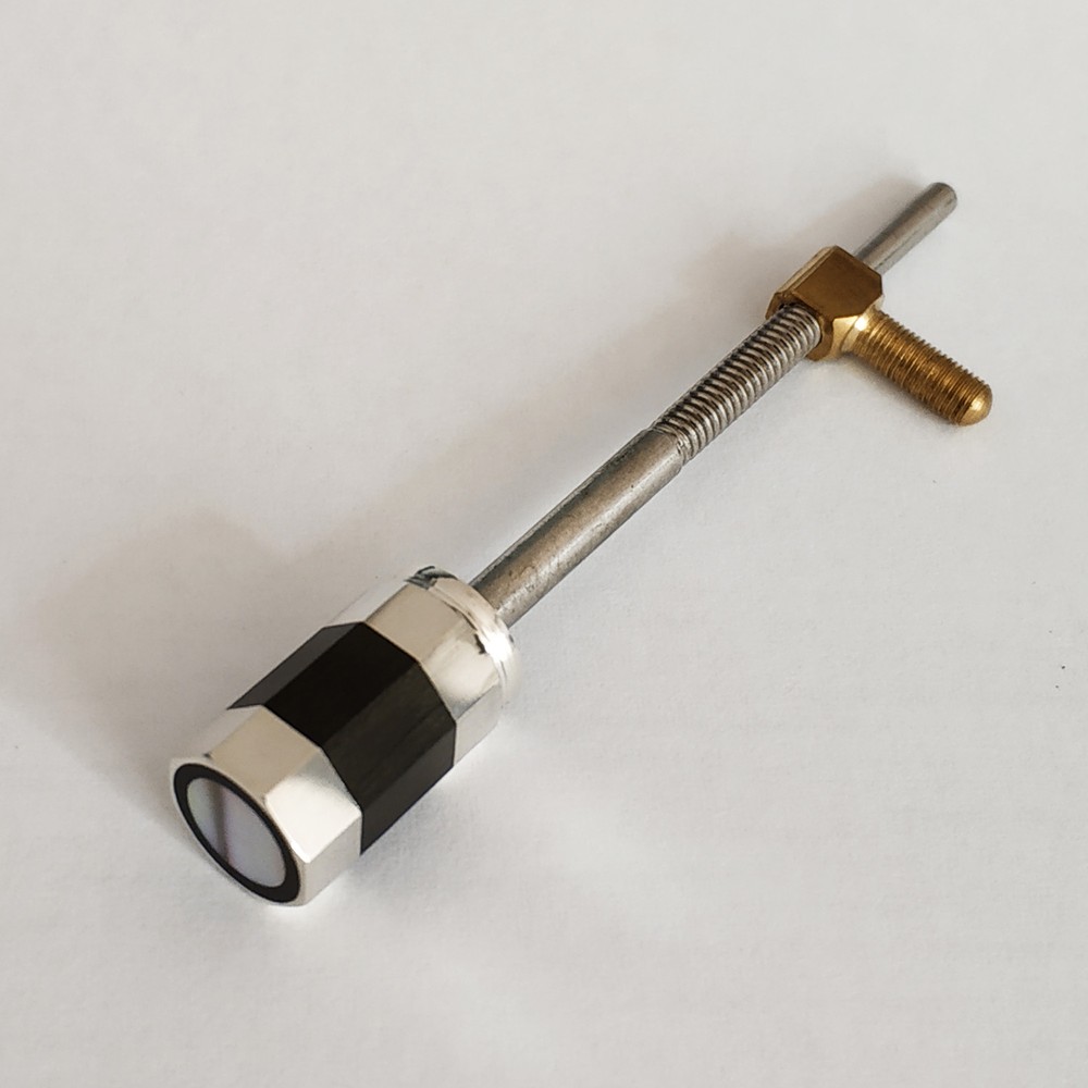 4/4 Violin Silver Button Ebony Divided Abalone Slide Screw Eyelet AAA