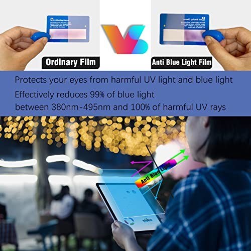 2-Pack Blocking Blue Light Screen Protector for iPad Air 3 (2019) & iPad Pro