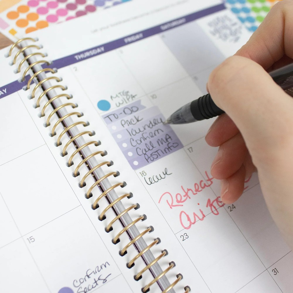 bloom daily planners Planner Stickers, Color Coding Pack, Bright