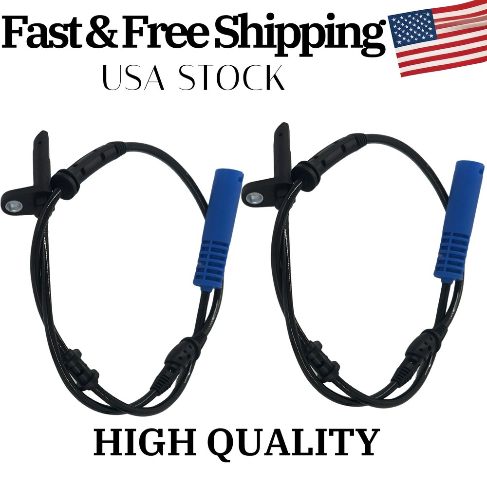 2Pcs ABS Wheel Speed Sensor Front Left & Right Fit Mini Cooper 2009-2015