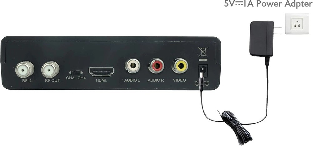 Smart ATSC Converter Box – 1080P Output, Recording, and Playback Functionality