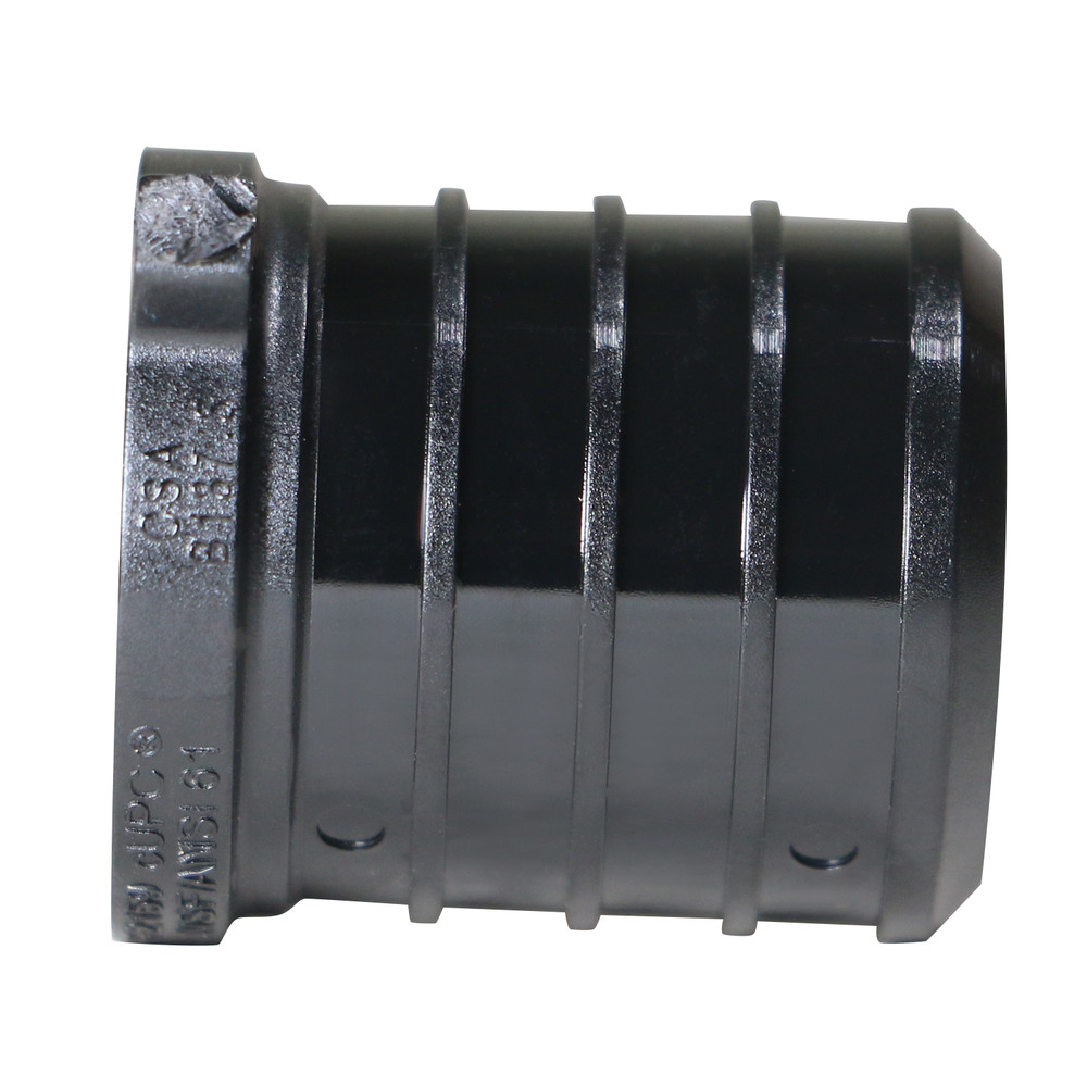 25 Pack XFITTING 1" PEX-B Plug, End Cap, Poly Alloy, NSF, CUPC, Lead Free