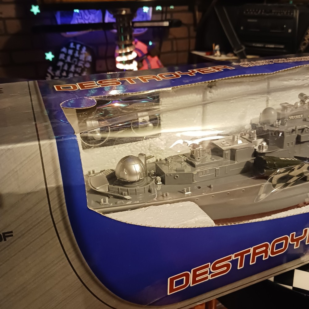 JHT RC Destroyer Warship Model Boat with Remote Control