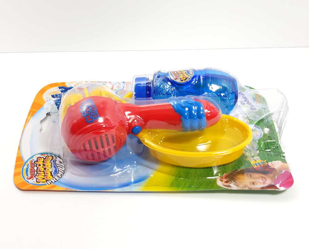 Bubble Flurry Blaster Super Miracle Bubbles Premium New