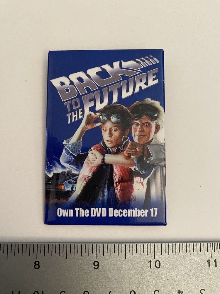 Back To The Future Promo Pin Back Button P34