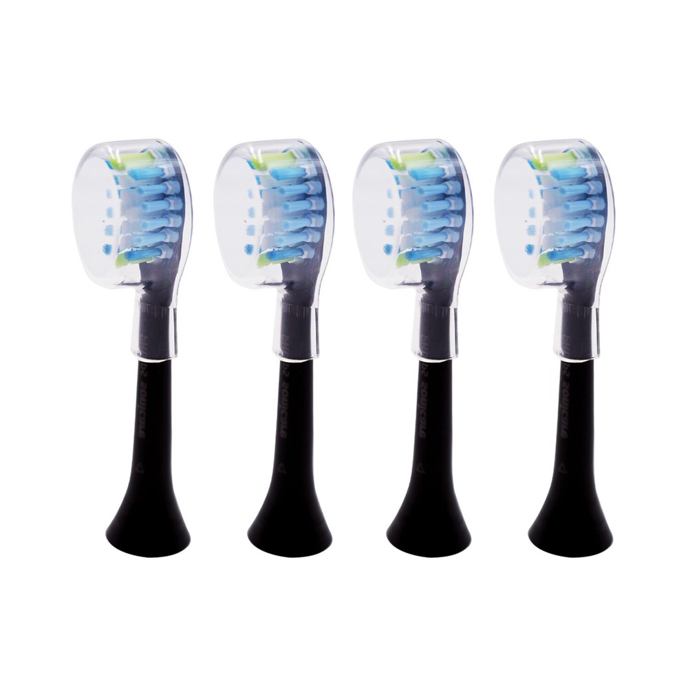 4-Pack Philips DiamondClean AdaptiveClean Replacement Black Brush Head | w/o Box