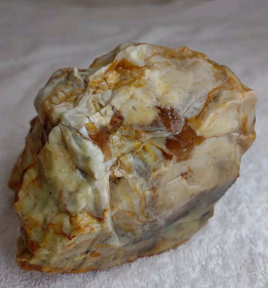 Washington State Raw Fire Opal 1.15 Lbs Spectacular Self Sourced