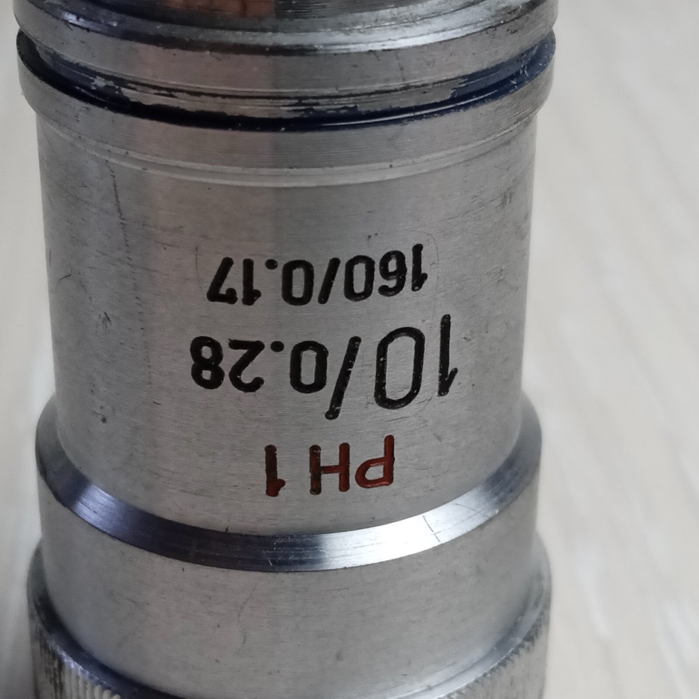 GZ MICROSCOPE OBJECTIVE 10/0.28 PH1 160/0.16 #0186