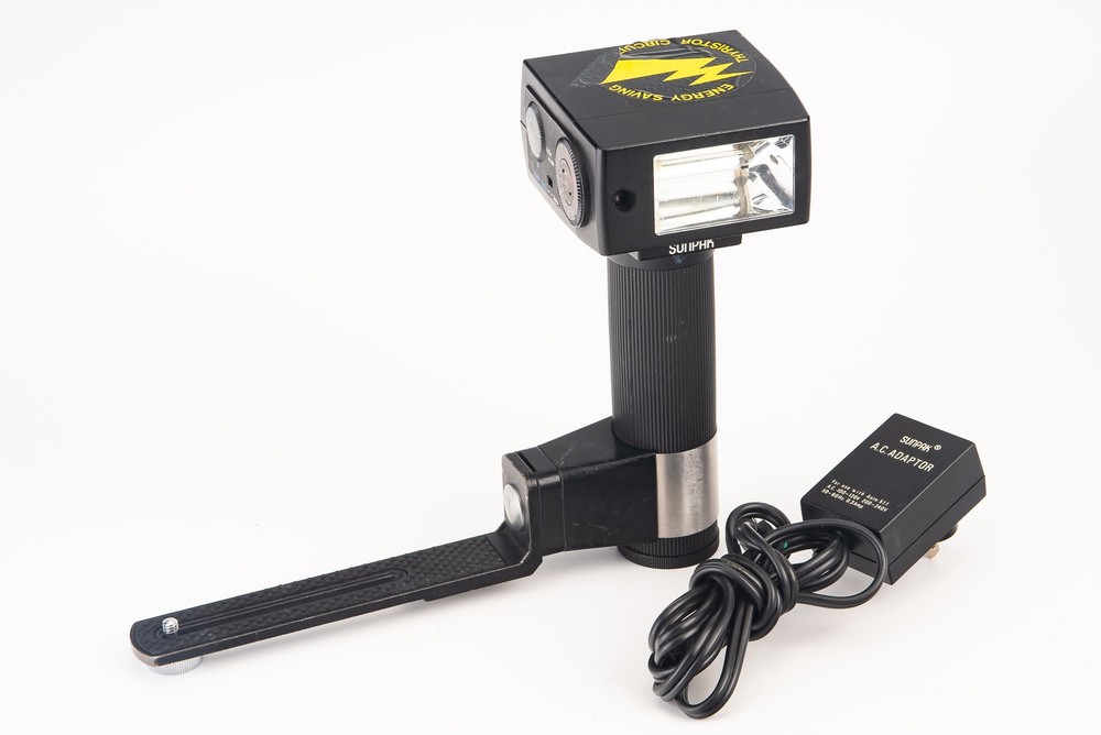 Sunpak Auto 511 Electronic Camera Flash Handle Unit with Power Cord V23
