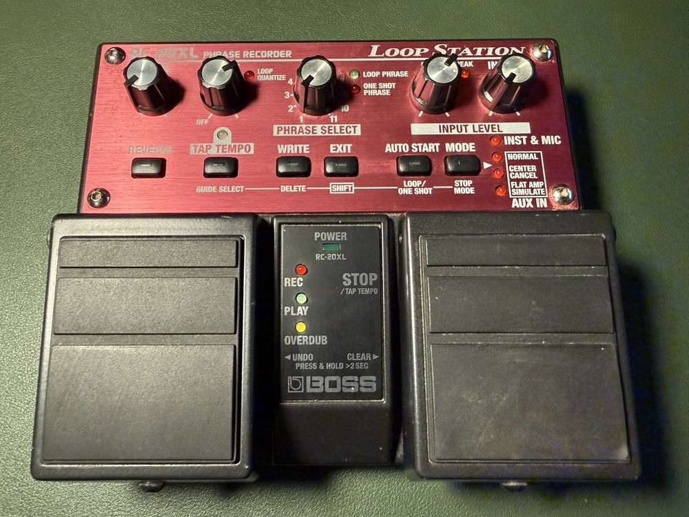 BOSS RC-20XL Phrase Recorder Loop Station Pedal