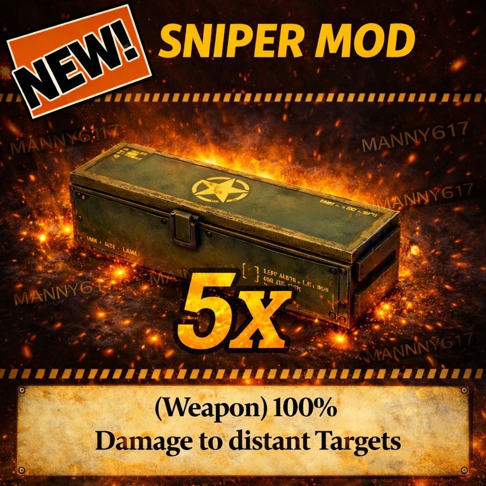 FALLOUT 76 PS4 / PS5 – SNIPER’S LEGENDARY MOD ×5