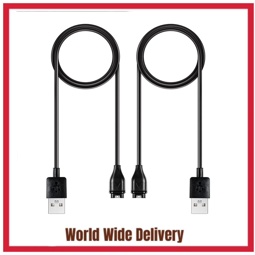 AWINNER Compatible for Garmin Watch Charger Cable (2 Pack)