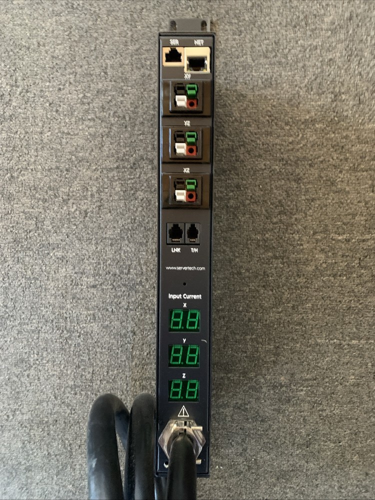 Server Technology Sentry Smart Cabinet Distribution and 3 Satellite Power Units