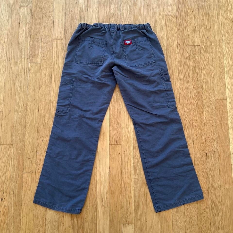 Grey Cargo Pants with Adjustable Waist