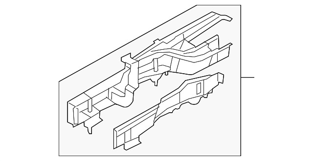 Genuine Ford Frame Side Member 7T4Z-7810009-A