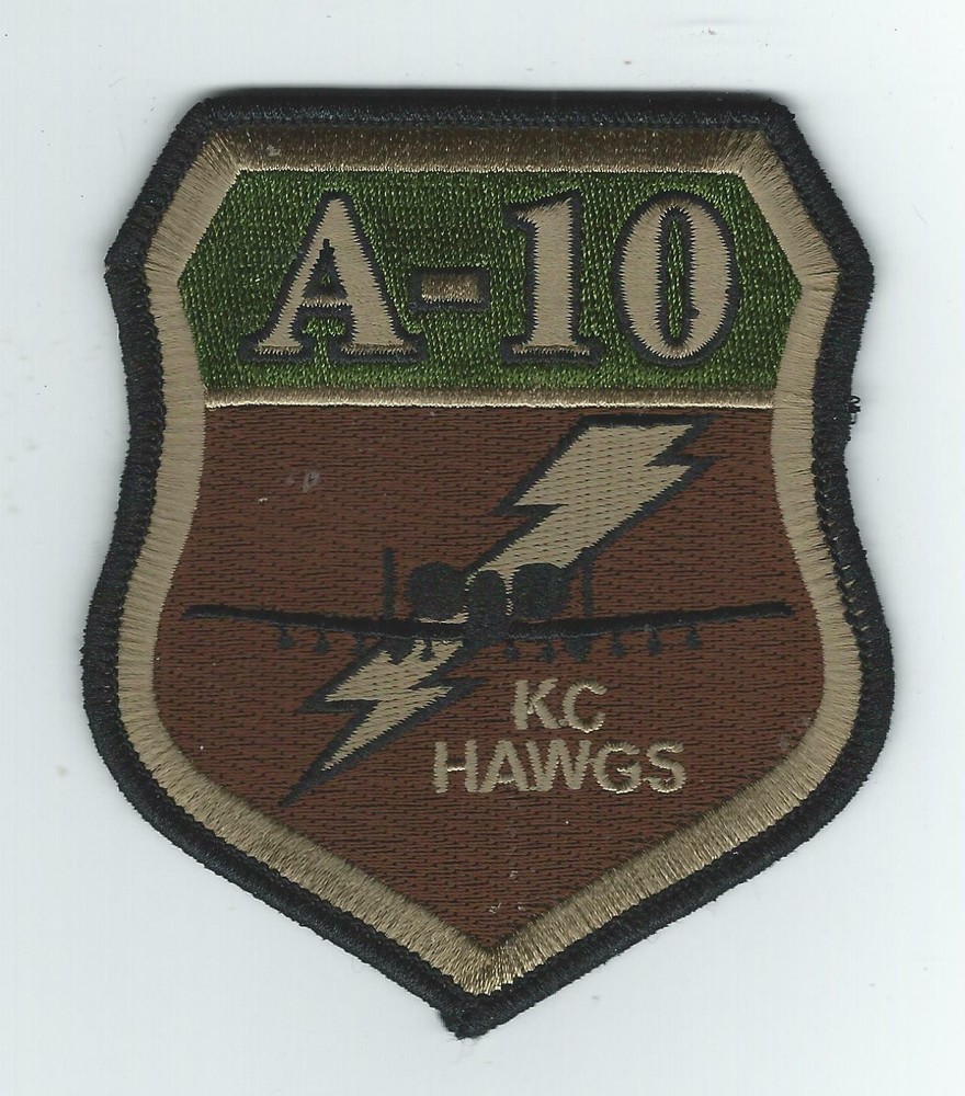 303rd  FIGHTER SQUADRON A-10 "KC HAWGS" (subdued) patch