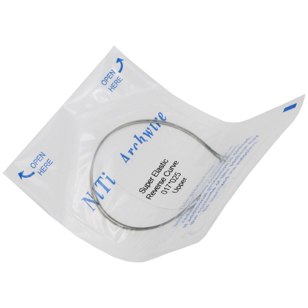 Dental Reverse Curve Arch Wire Niti Super Elastic Round/Rectangular True Form