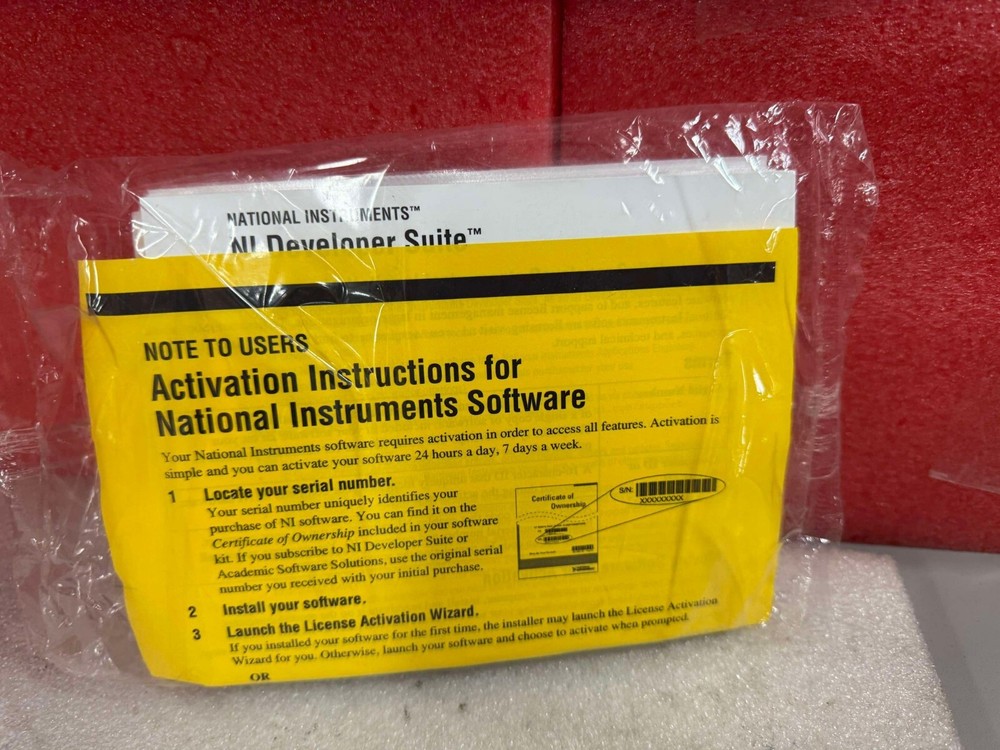 NATIONAL INSTRUMENTS 500908-960G DEVELOPER SUITE CD SET