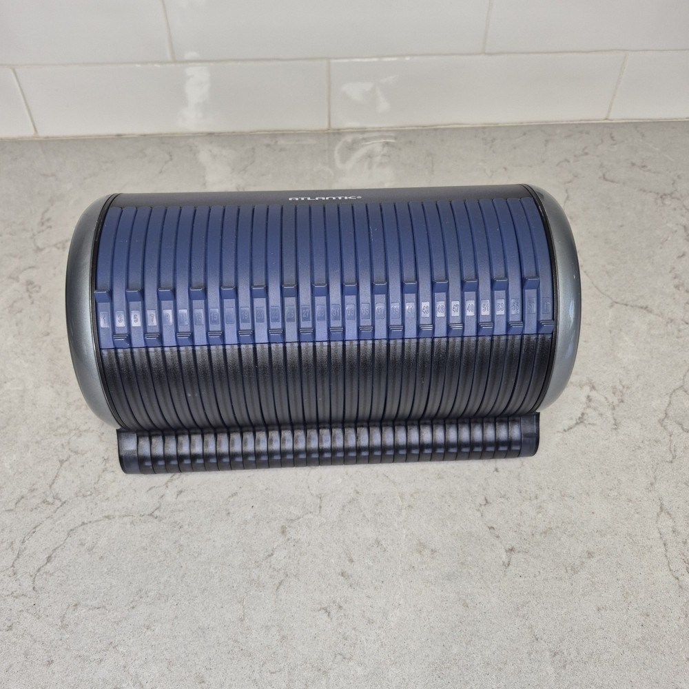 Atlantic Pod CD/DVD/Blue-Ray Pull Out 60 Disc Case Holder Media Storage Vintage