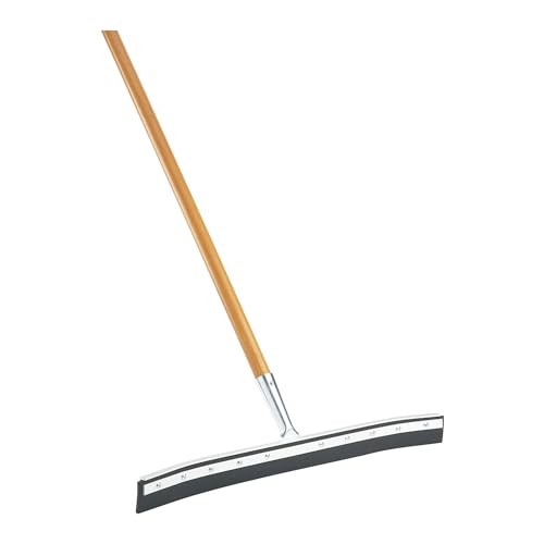 Libman 24in. Curved Floor Squeegee, 60in.L Handle, Model# 542