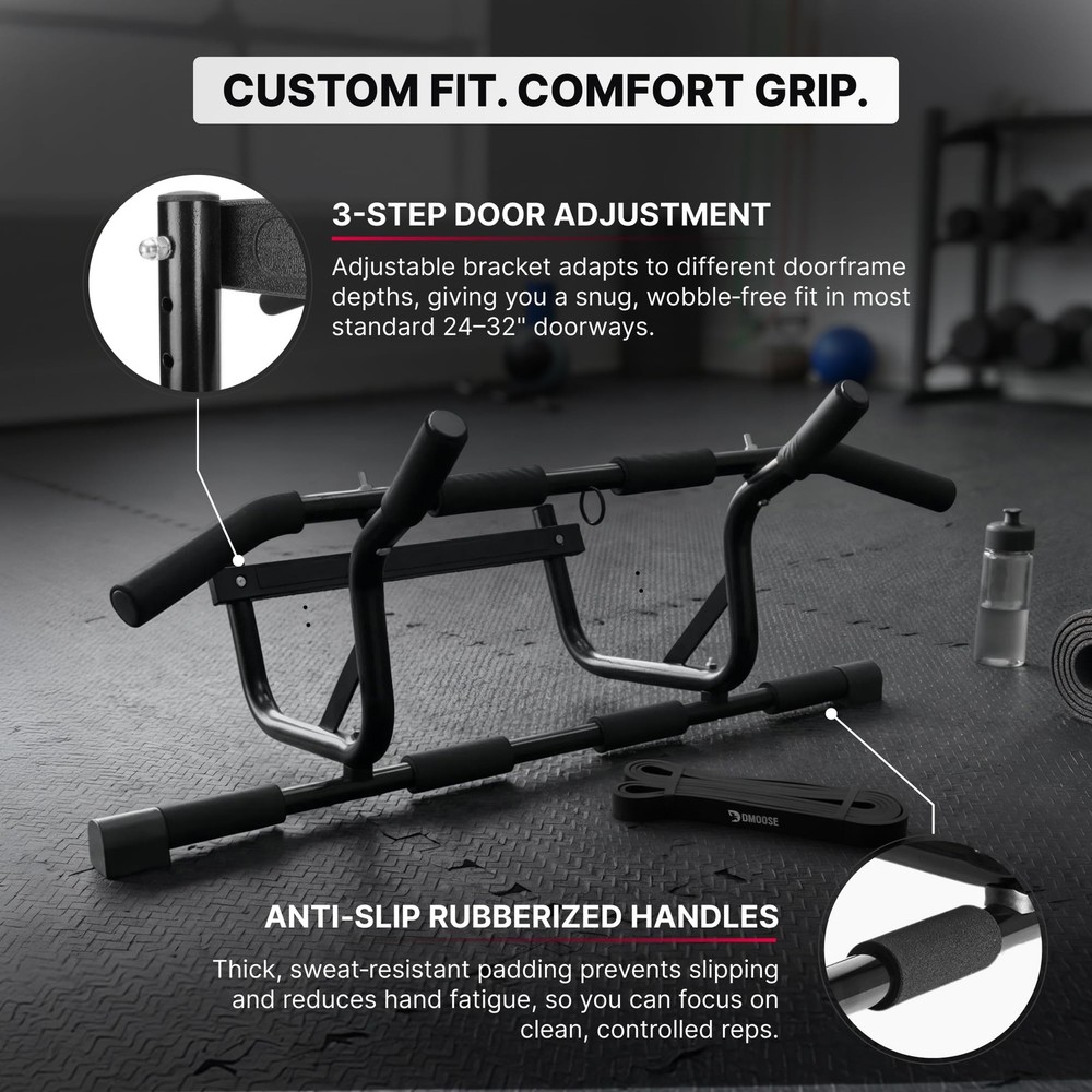Pull Up Bar for Doorway with + Band Combo