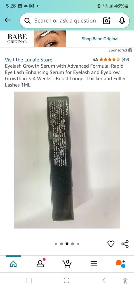 Lunale Eyelash Growth Serum With Advanced Formula 3ml