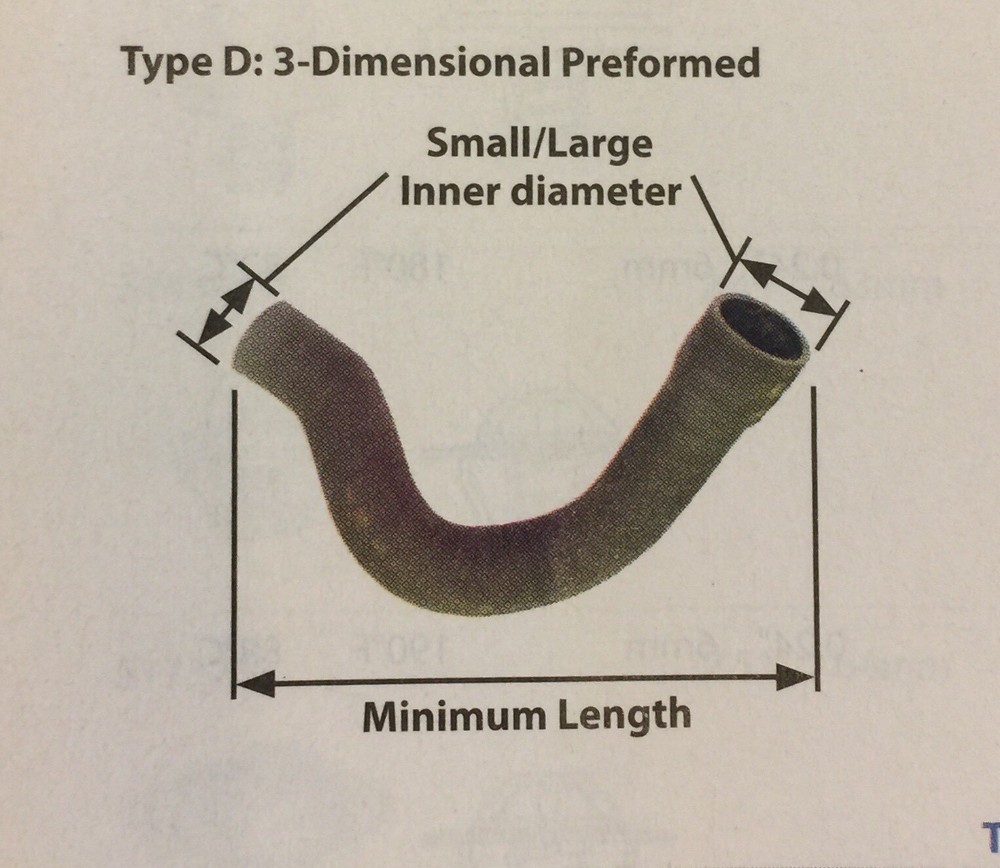 333032 Hyster Forklift Lower radiator Hose