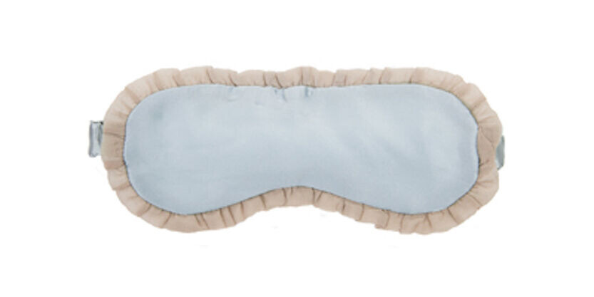 Bella Il Fiore Silk Mask in Blue