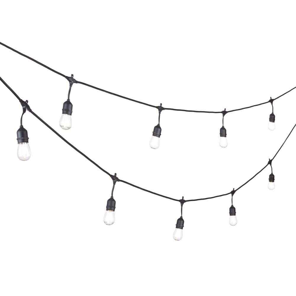 Hampton Bay 24-Light Indoor/Outdoor 48 ft. String Light