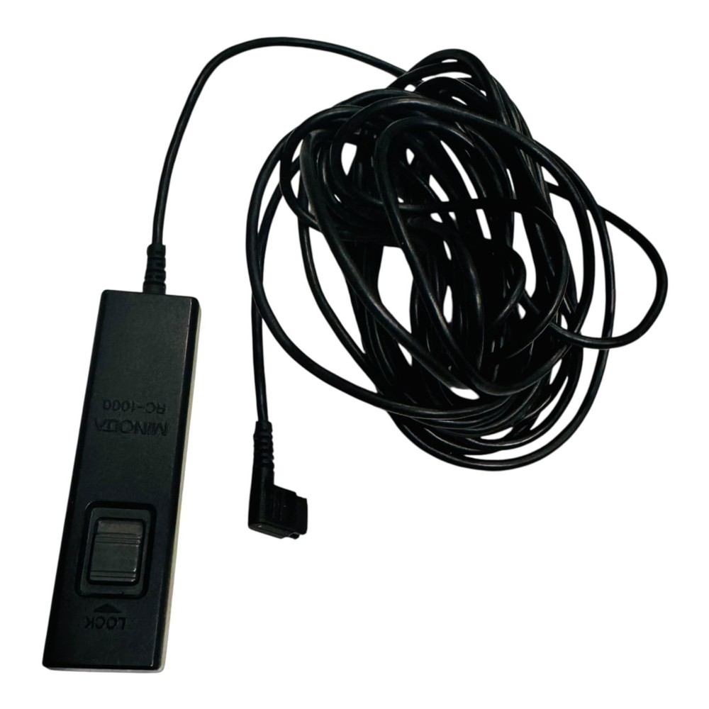 Minolta RC-1000 Remote Shutter Release Cable 3-Pin 15ft Lock