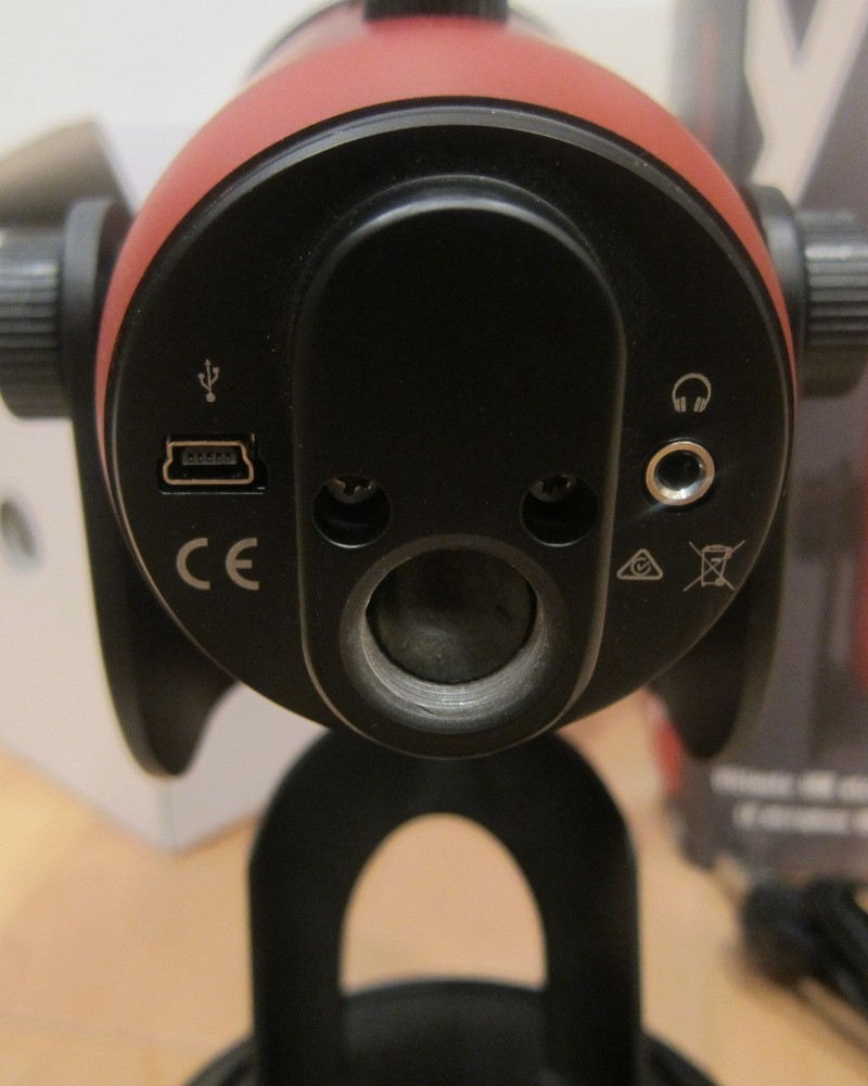 Blue Yeti Logitech Red USB Microphone Quality Recording Personal Studio