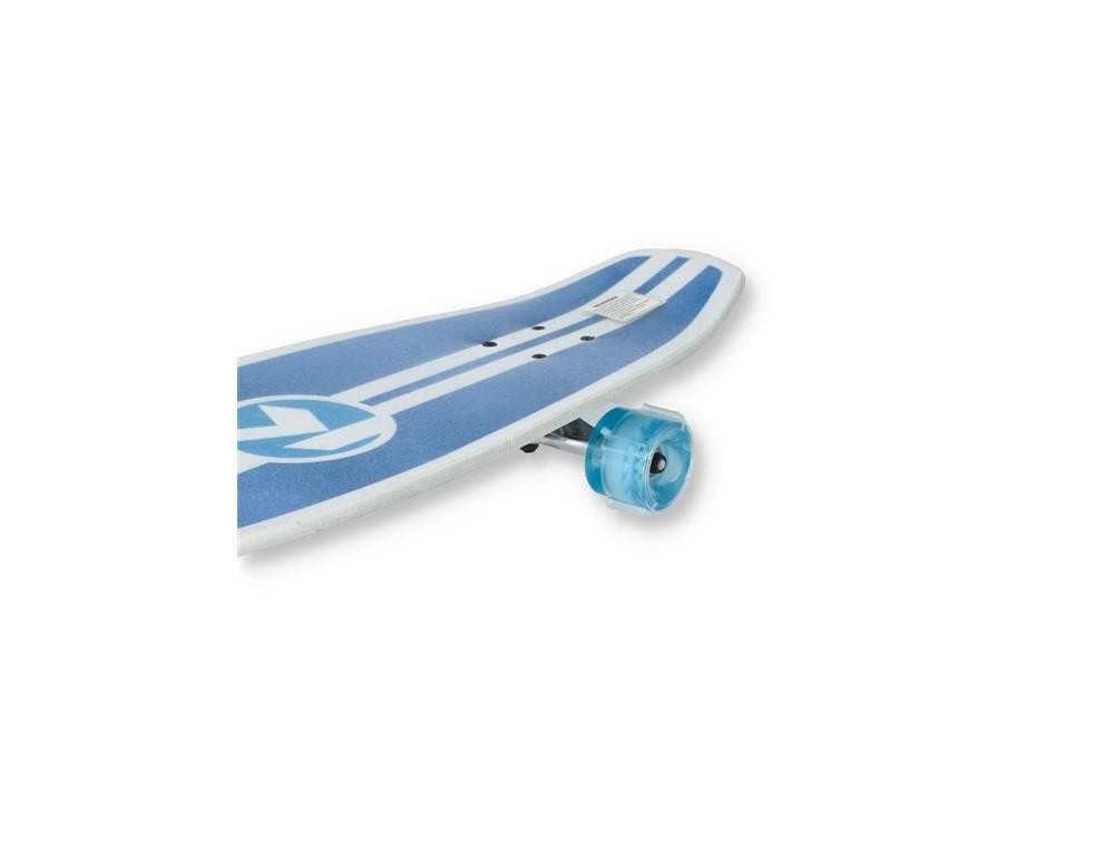 New Kryptonics 27" Cruiser Complete Skateboard (Blue Flow)