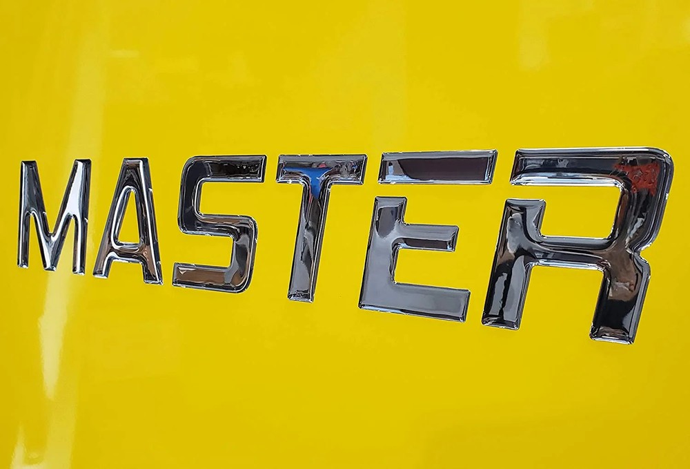 Plain Chrome Domed Boat Registration Numbers Master Series