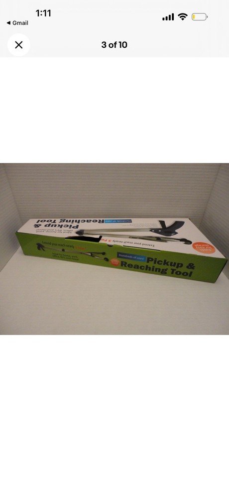 “Foldable 2-piece reaching tool”