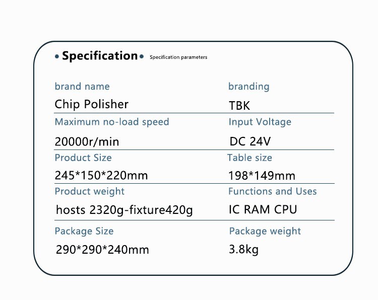 TBK 918A Multifunction chip grinder,CPU chip IC hard drive polishing machine