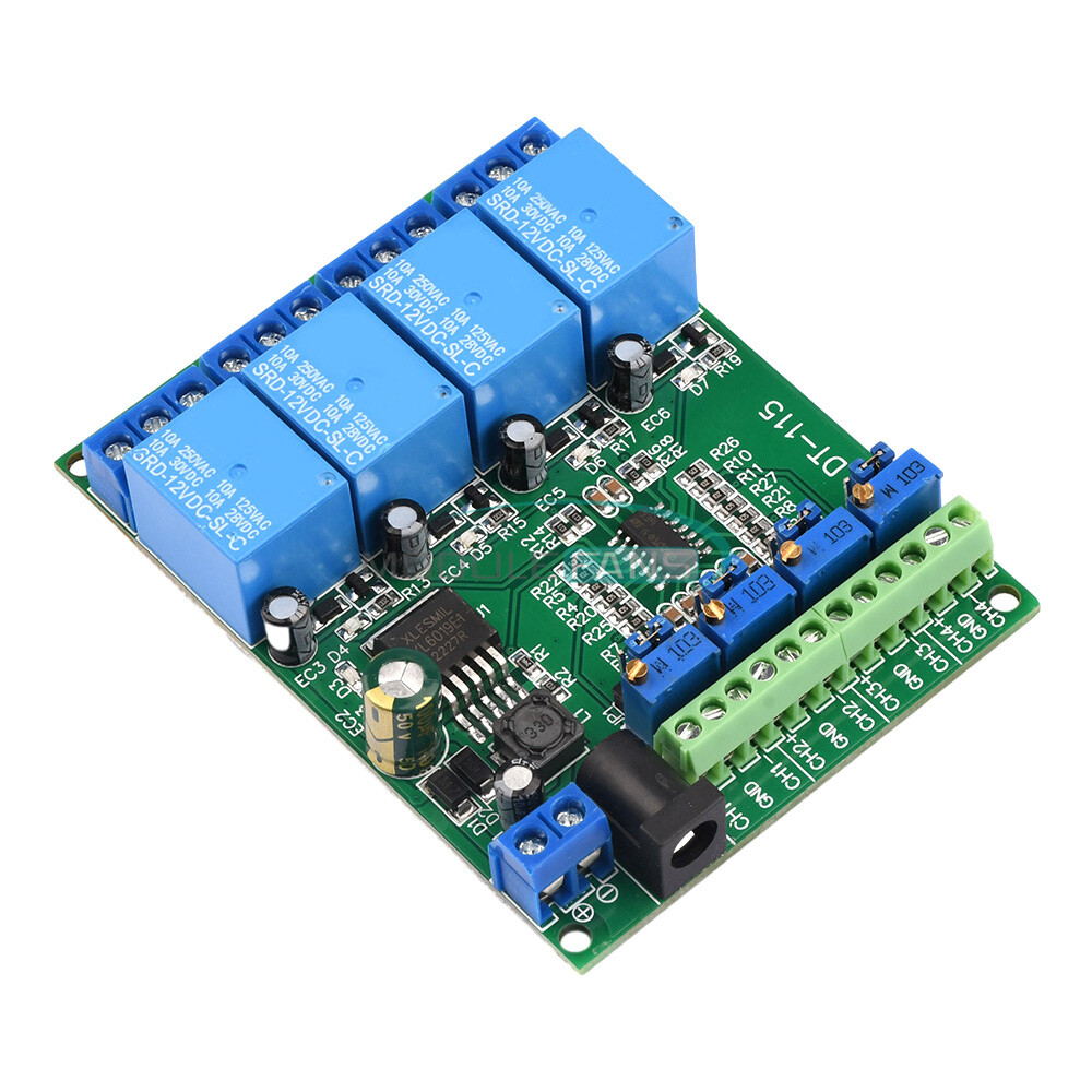 DC 12V 4-Channel Voltage Comparator Stable LM393 Comparator Module