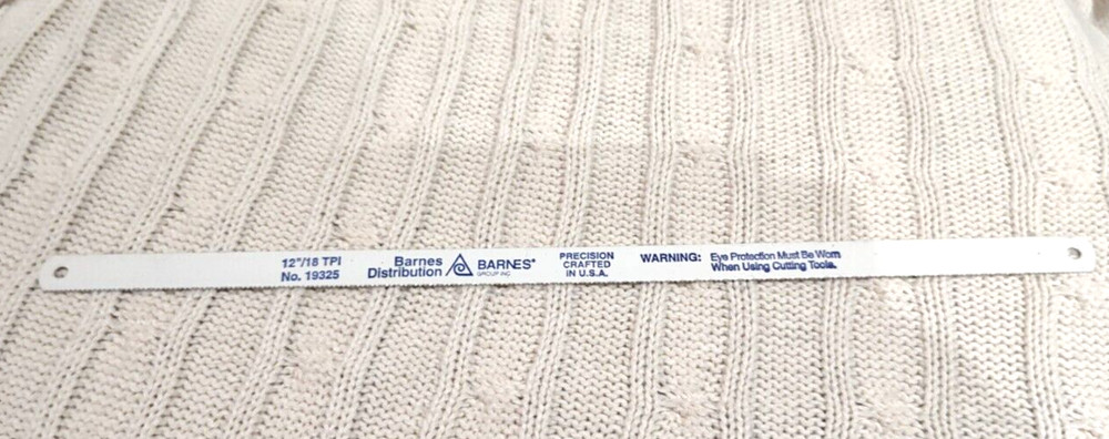 12" Barnes Distribution Saw Blade Model # 19325