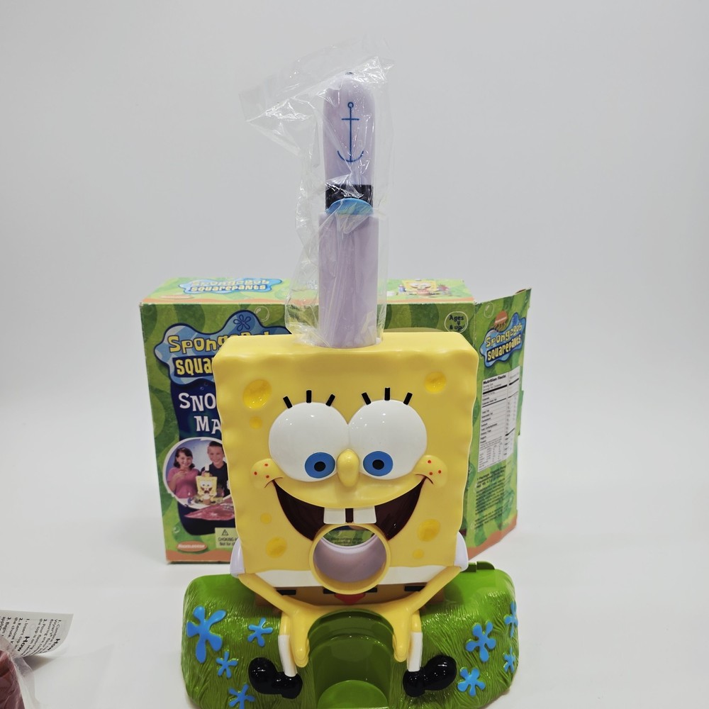 2001 SpongeBob Squarepants Sno-Cone Maker - Unused