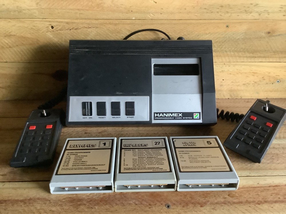 Hanimex advanced programmable video system 1392 THREE GAMES INCLUDED ALL WORKING