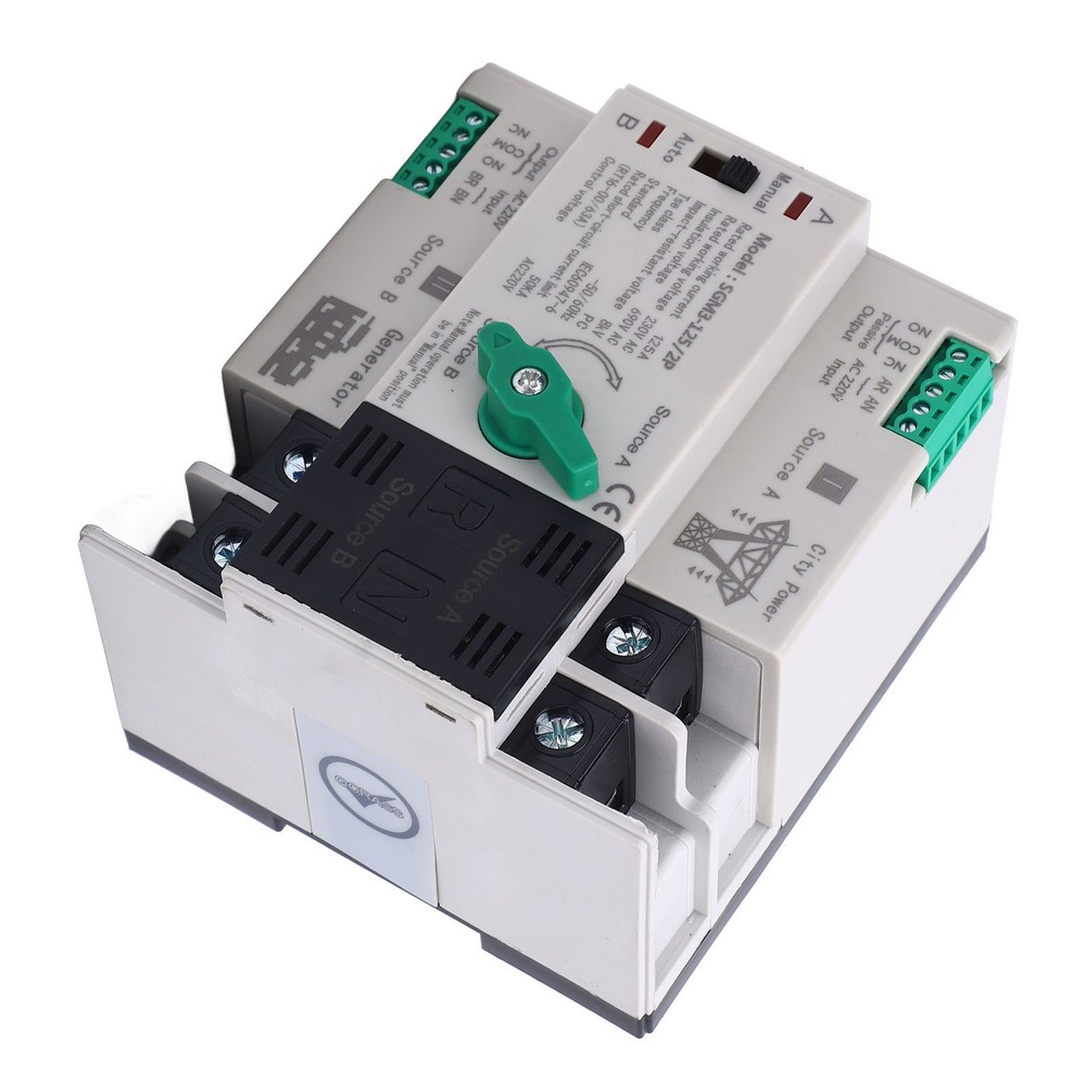 125A Double Power Automatic Transfer Switch For Generator Excellent