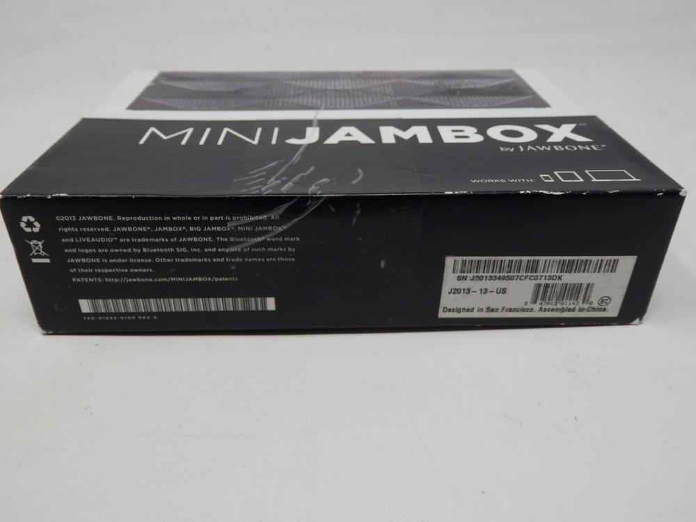 NEW SEALED Jawbone Mini Jambox Portable Speaker System - Graphite