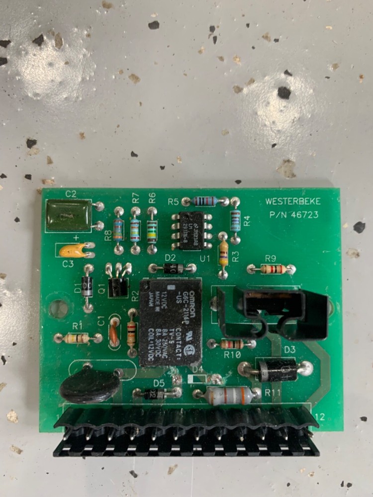 Westerbeke marine generator  overspeed board
